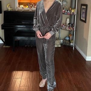 St. John Velvet Jumpsuit